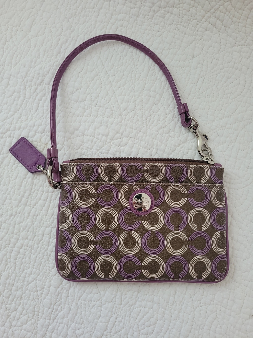 Vintage Signature Coach Key/Card Holder